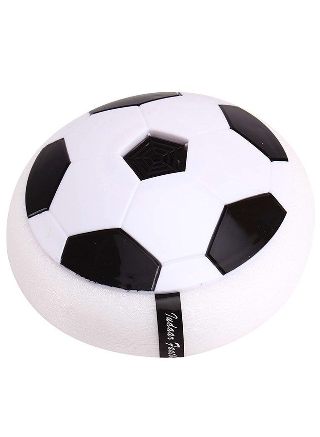 Kevim Magic Air Hover Football Toy, Indoor Play, White Floating Hover Football with Colorful Flash Light Effect - Image 1